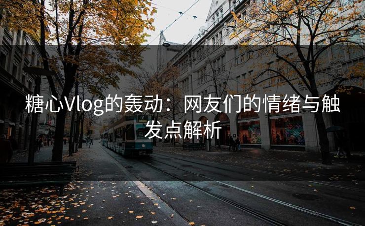 糖心Vlog的轰动:网友们的情绪与触发点解析